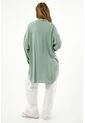 Camisa Verde Oversize Para Mujer de topmark