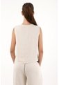 Topmark Camisa Tipo Chaleco Crudo Para Mujer de topmark