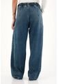 Topmark Jean Balloon De Pretina Elástica Azul Para Mujer de topmark