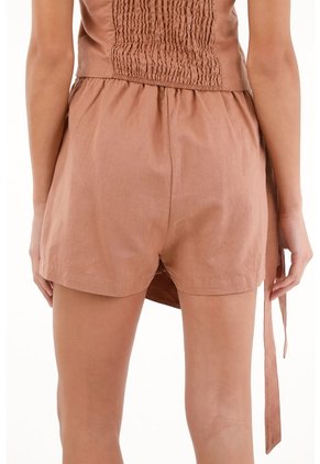 Topmark Falda Short Cruzada Con Estampado De Flores Para Mujer