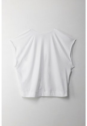Topmark Camiseta Con Cortes Verticales Blanca Para Mujer