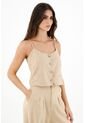 Topmark Camisa De Tiras Café Para Mujer de topmark
