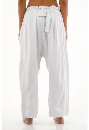Topmark Pantalón Blanco Oversize Para Mujer