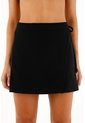 Topmark Falda Corta Negra De Tela Con Textura Para Mujer de topmark