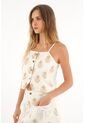 Topmark Camisa De Tiras Estampada Para Mujer de topmark