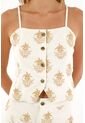 Topmark Camisa De Tiras Estampada Para Mujer de topmark