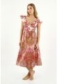 Vestido Midi Estampado Para Mujer de topmark
