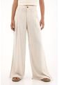Topmark Pantalón Con Textura Especial Crudo Para Mujer de topmark