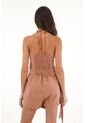 Topmark Camisa Halter Con Estampado De Flores Para Mujer de topmark