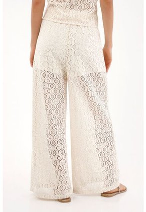 Topmark Pantalón Oversize Tejido Crudo Para Mujer