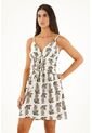 Topmark Vestido Corto Con Estampado De Flores Para Mujer de topmark