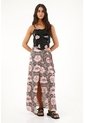 Topmark Falda Tipo Pareo Con Estampado De Peces Para Mujer de topmark