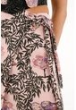 Topmark Falda Tipo Pareo Con Estampado De Peces Para Mujer de topmark