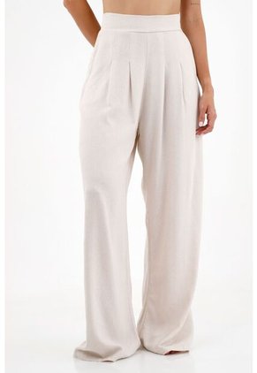 Pantalón Clásico Crudo Para Mujer