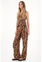 Topmark Chaleco Con Cortes Decorativos De Animal Print Para Mujer de topmark