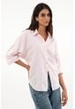 Camisa Clásica Rosada Para Mujer de topmark