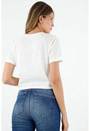 Camiseta Color Crudo Para Mujer