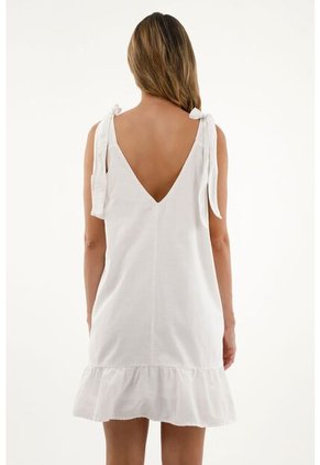 Vestido Estampado Con Bolero En Escote Para Mujer