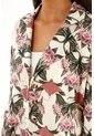 Topmark Abrigo Tipo Blazer Estampado Para Mujer de topmark