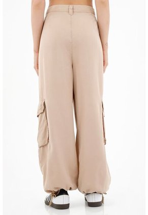 Topmark Pantalón Recto Café Para Mujer