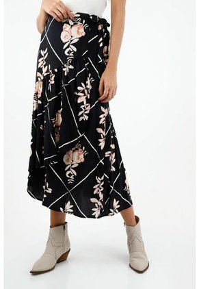 Falda Estampada Para Mujer