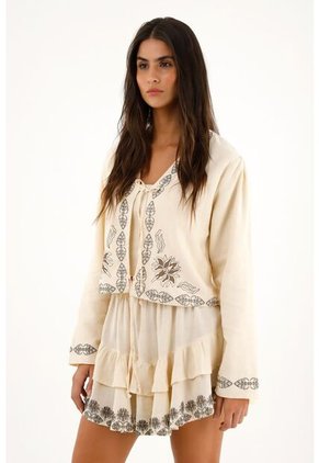 Topmark Falda Corta Con Bolero Y Estampado Para Mujer