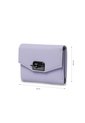 Billetera Mujer Smooth Pequeña Con RFID Blocker Morada de Totto