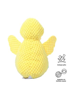Juguete Para Mascota Patopatas Amarillo/Azul