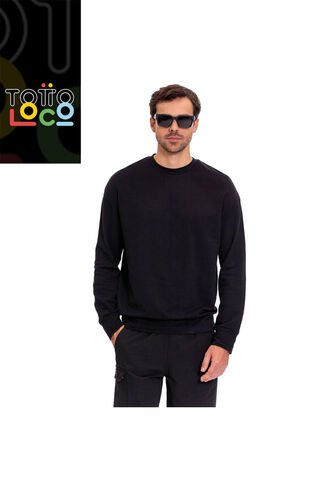 Buzo Para Hombre Shabaout Negro Totto