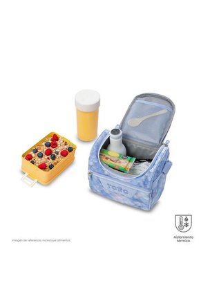 Lonchera Térmica Para Mujer Pizarra Mediano Azul