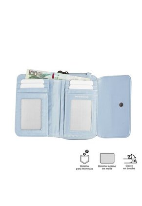 Billetera Style Can Con RFID Blocker Azul
