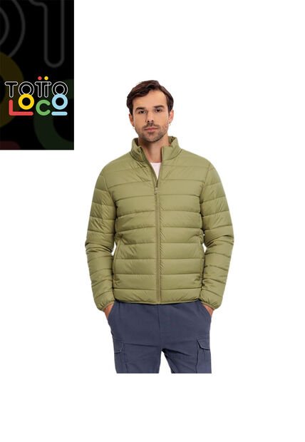 Chaqueta Acolchada Para Hombre Coloro Amarilla