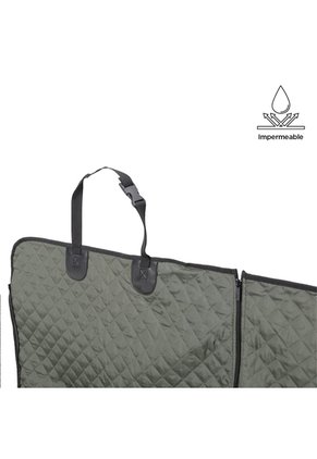 Protector De Carro Para Mascotas Silla Trasera Ride Verde