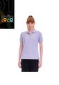 Camisa Polo Para Mujer Chechi Morada de Totto