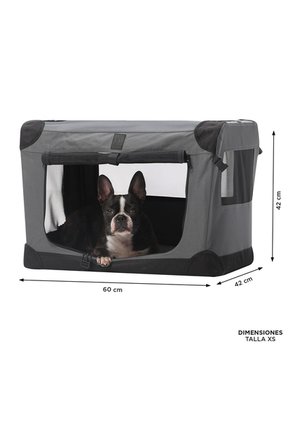 Guacal Para Perro Pequeño Doggy Xs Gris