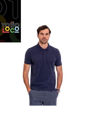 Camisa Polo Para Hombre Youngpolo Azul Totto