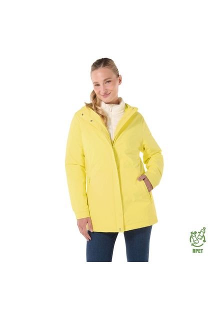 Chaqueta Acolchada Para Mujer Nissi 3 En 1 Amarilla