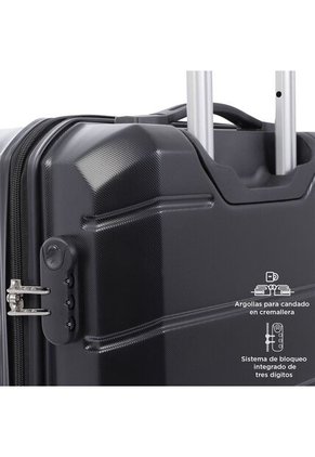 Maleta De Cabina 360 Rayatta 10 Kilos Negra