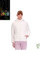 Chaqueta Acolchada Para Mujer Colorfull Pro Blanca de Totto