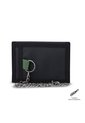 Billetera Para Hombre Contrast Chain Con RFID Blocker Negra de Totto