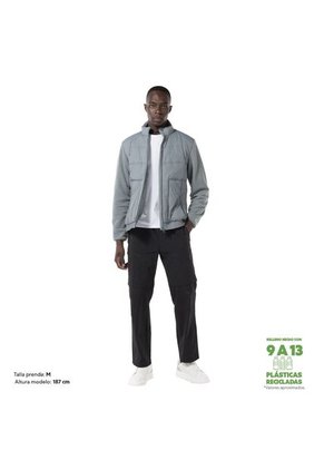 Chaqueta Acolchada Para Hombre Jetty Gris