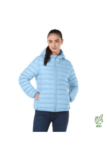 Chaqueta Acolchada Para Mujer Colorfull Pro Azul