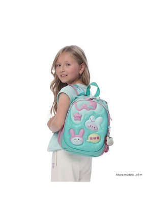Morral Para Niña Bunny Pump Pequeño Verde