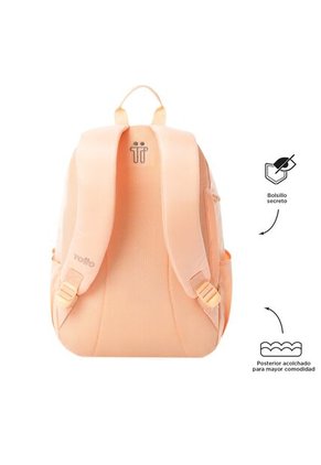 Morral Universitario Porta PC 14" Trik Mediano Durazno Mujer