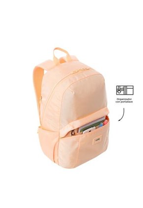 Morral Universitario Porta PC 14" Trik Mediano Durazno Mujer