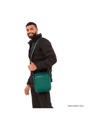 Bolso Manos Libres Hombre P Tablet Pastizal Pequeño Verde