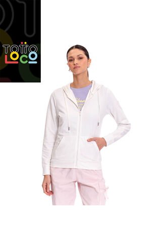 Buzo Deportivo Para Mujer Tawy Blanco Totto