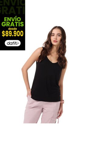 Top Para Mujer Guacamaya Negro Totto