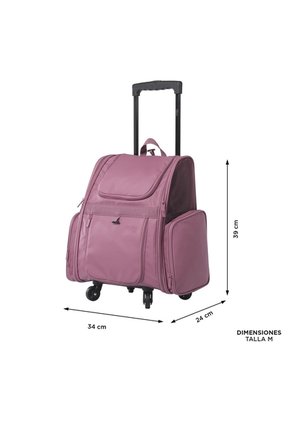 Cargador Para Mascota Con Ruedas Maxxie Rosado
