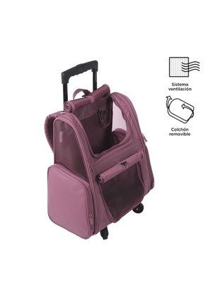 Cargador Para Mascota Con Ruedas Maxxie Rosado